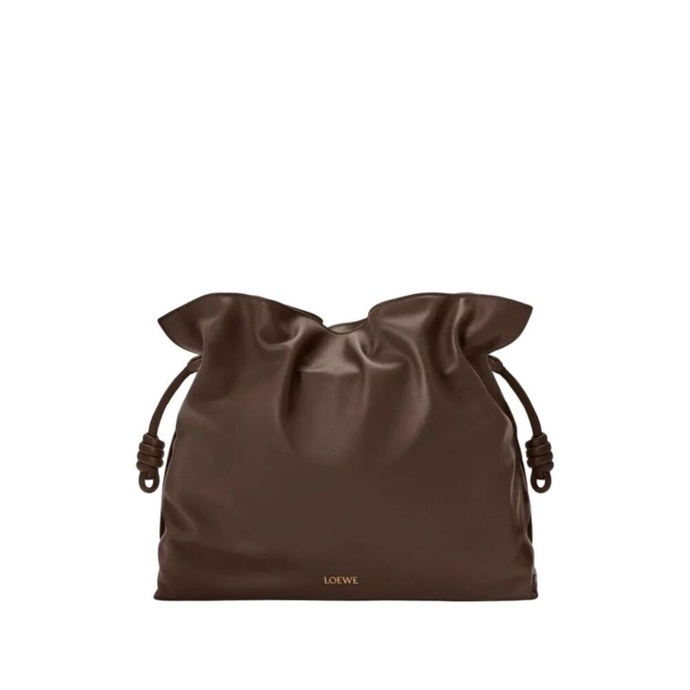 Loewe Women Flamenco Large Leather Clutch - Picture 2 of 5